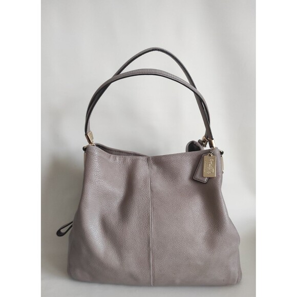 Coach Grey Pebbled Leather, 26224 Madison - Picture 2 of 15